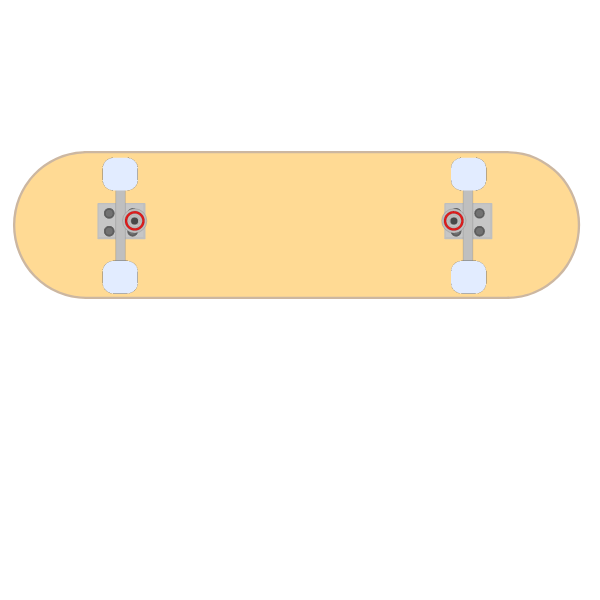 Popsicle Skateboard blank Deck 2 Free SVG